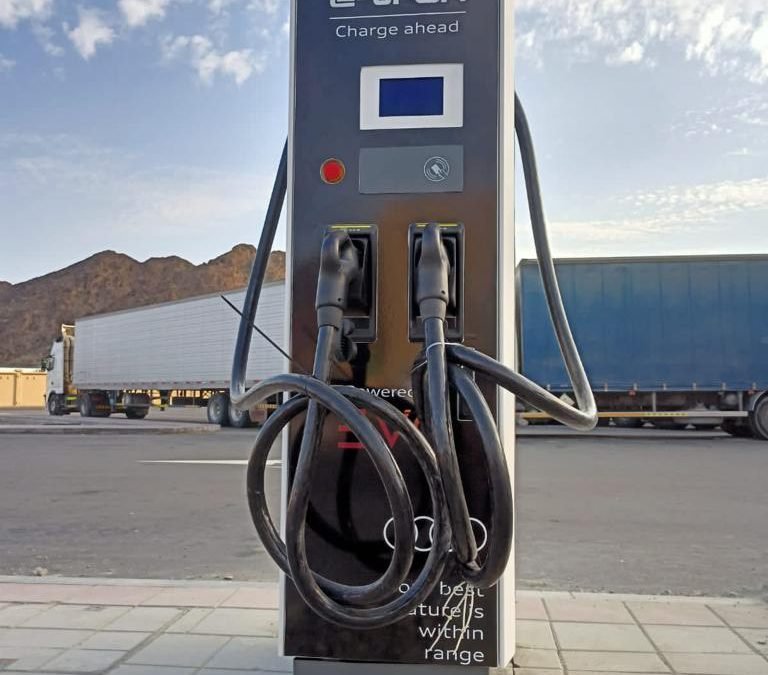 Transportation, Communications and Information Technology distributes charging stations for electric cars