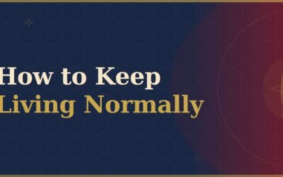 How to Keep Living Normally When the News Won’t Let You