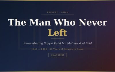 The Man Who Never Left: Remembering Sayyid Fahd bin Mahmoud Al Said