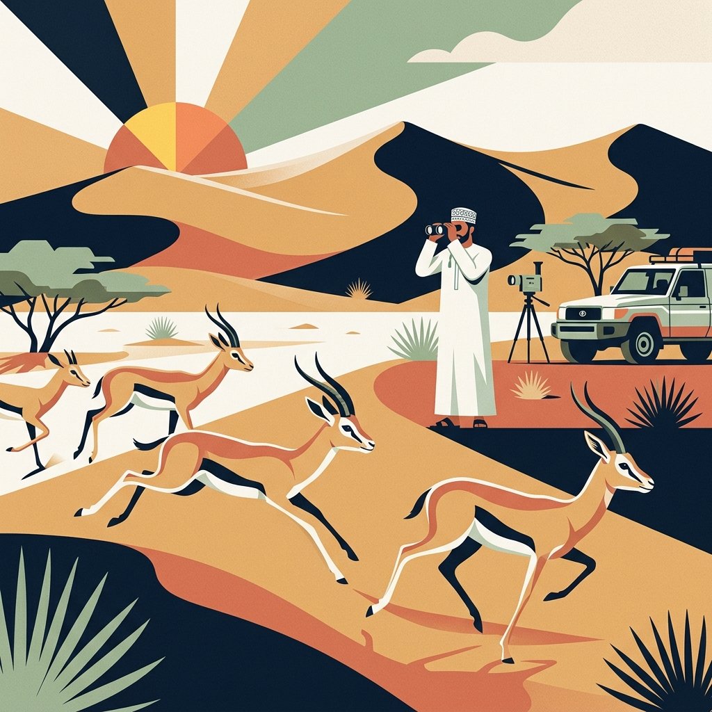 Environment Authority Al Reem Gazelle Reintroduction