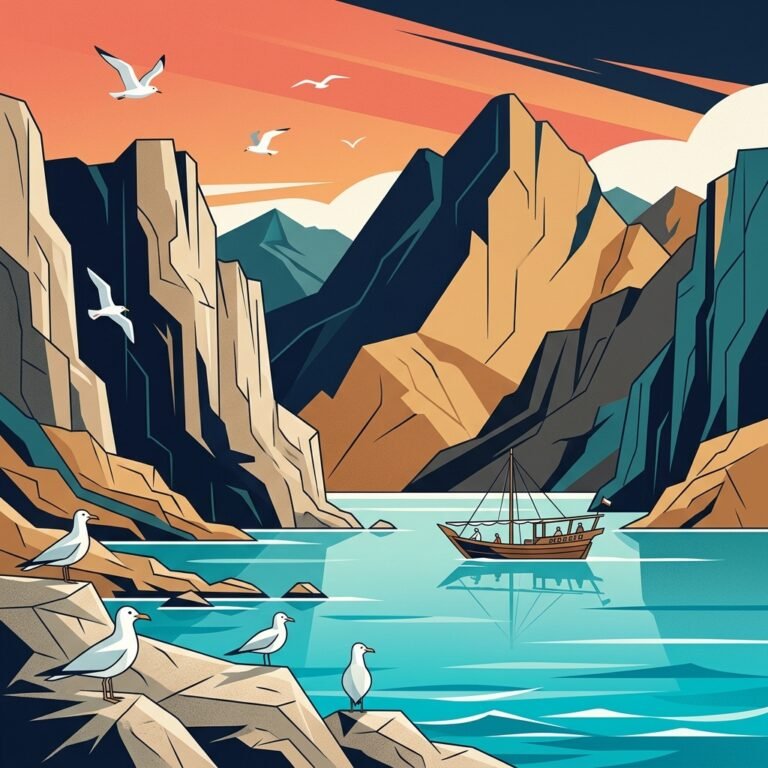 Khor Qada Seagulls: Migratory Bird Haven in Musandam's Fjords