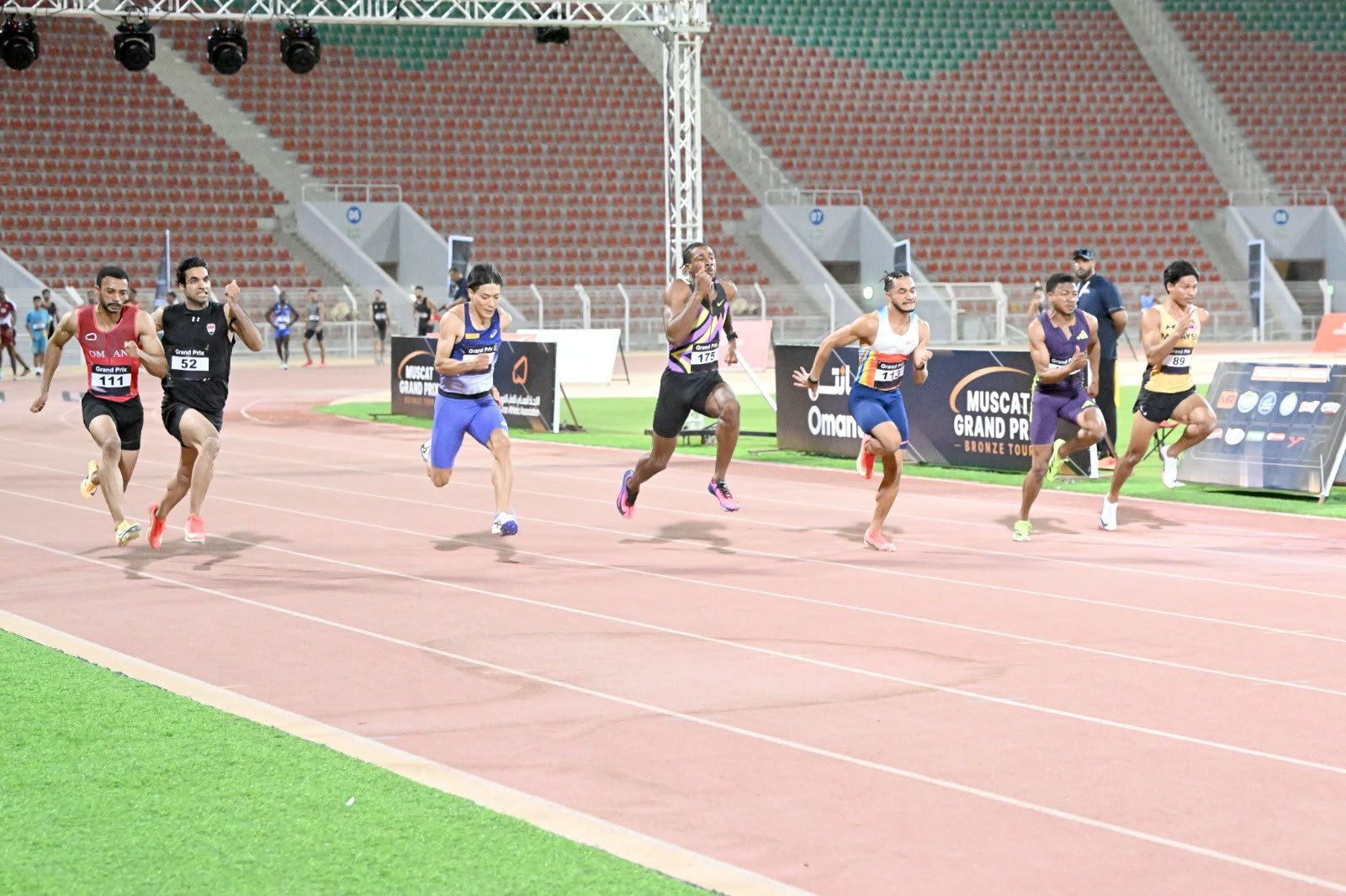 Oman Shines at Inaugural Athletics Grand Prix in Muscat with 6 Coloured Medals