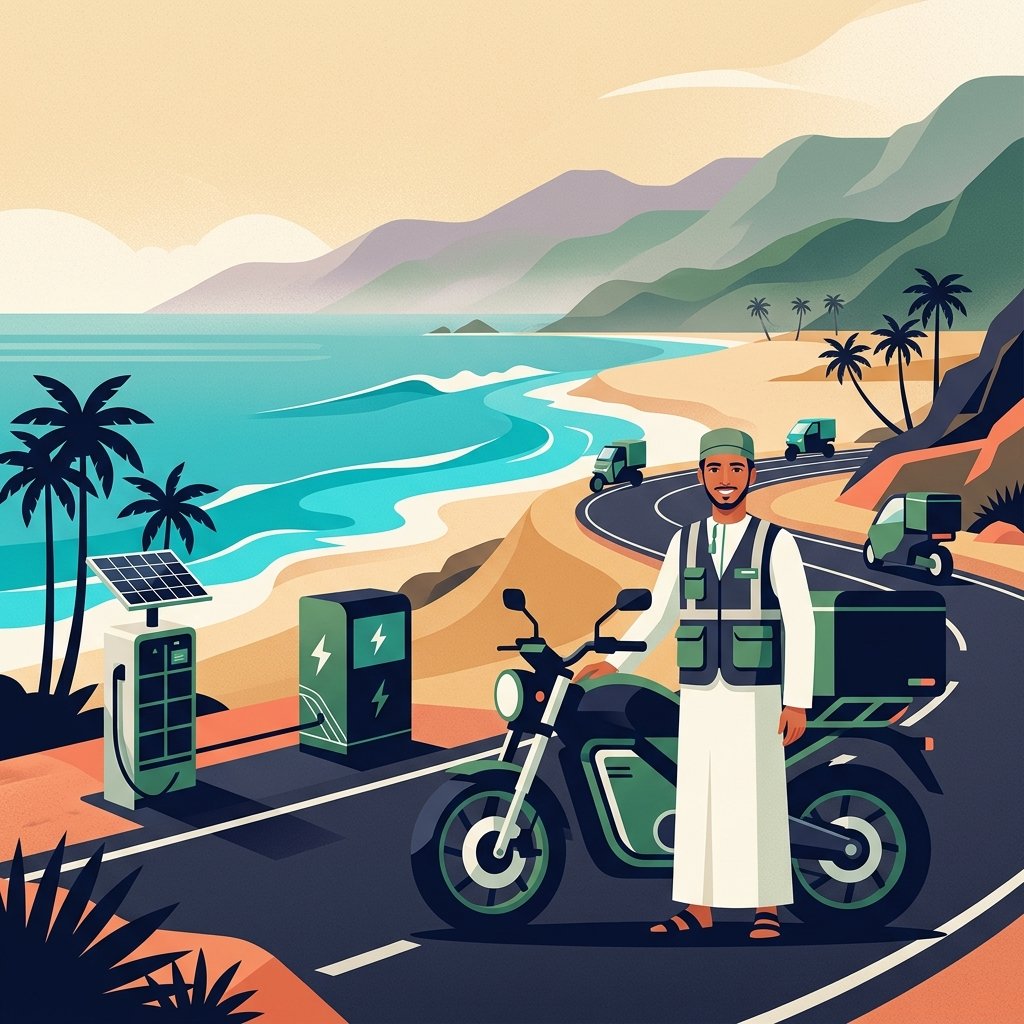 The Green Couriers of Salalah: Pioneering Electric Mobility and Youth Entrepreneurship