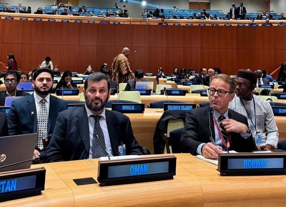 The Sultanate of Oman affirmed its commitment to international efforts aimed at combating racism during a meeting in New York City
